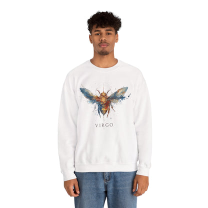 Virgo Honeybee Heavy Blend™ Crewneck Sweatshirt | Zodiac Line