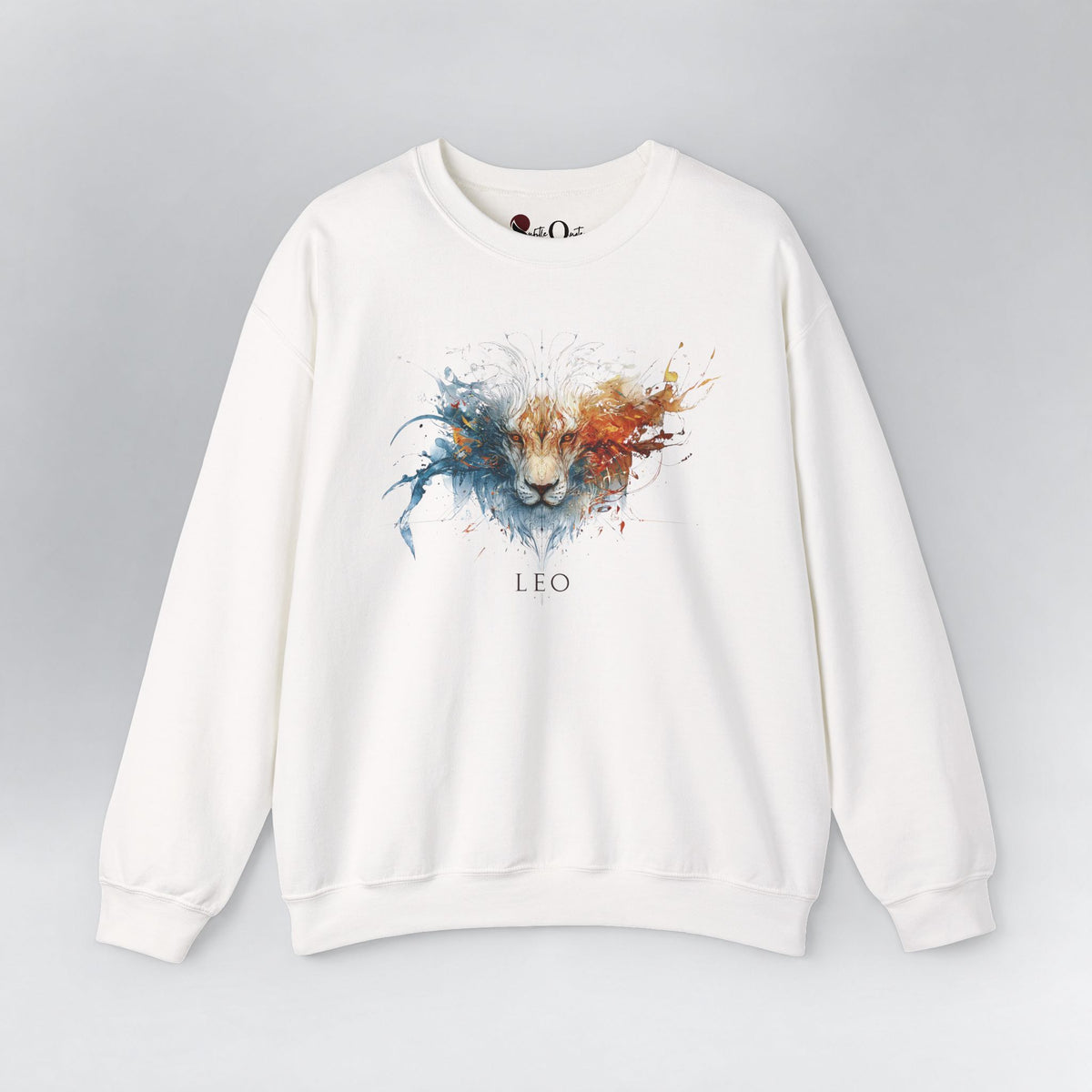 Leo Lion Zodiac Sweatshirt White Sweatshirt
