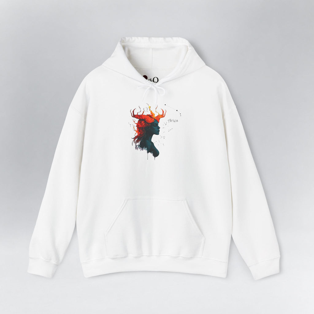 Aries I Zodiac Hoodie White Hoodie