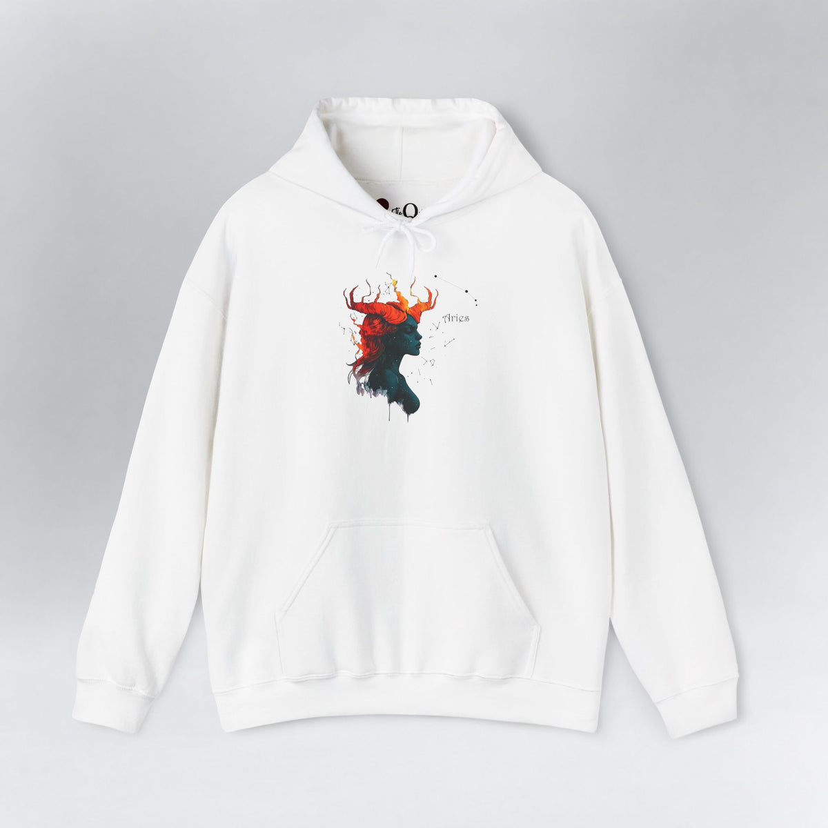 Aries I Zodiac Hoodie White Hoodie