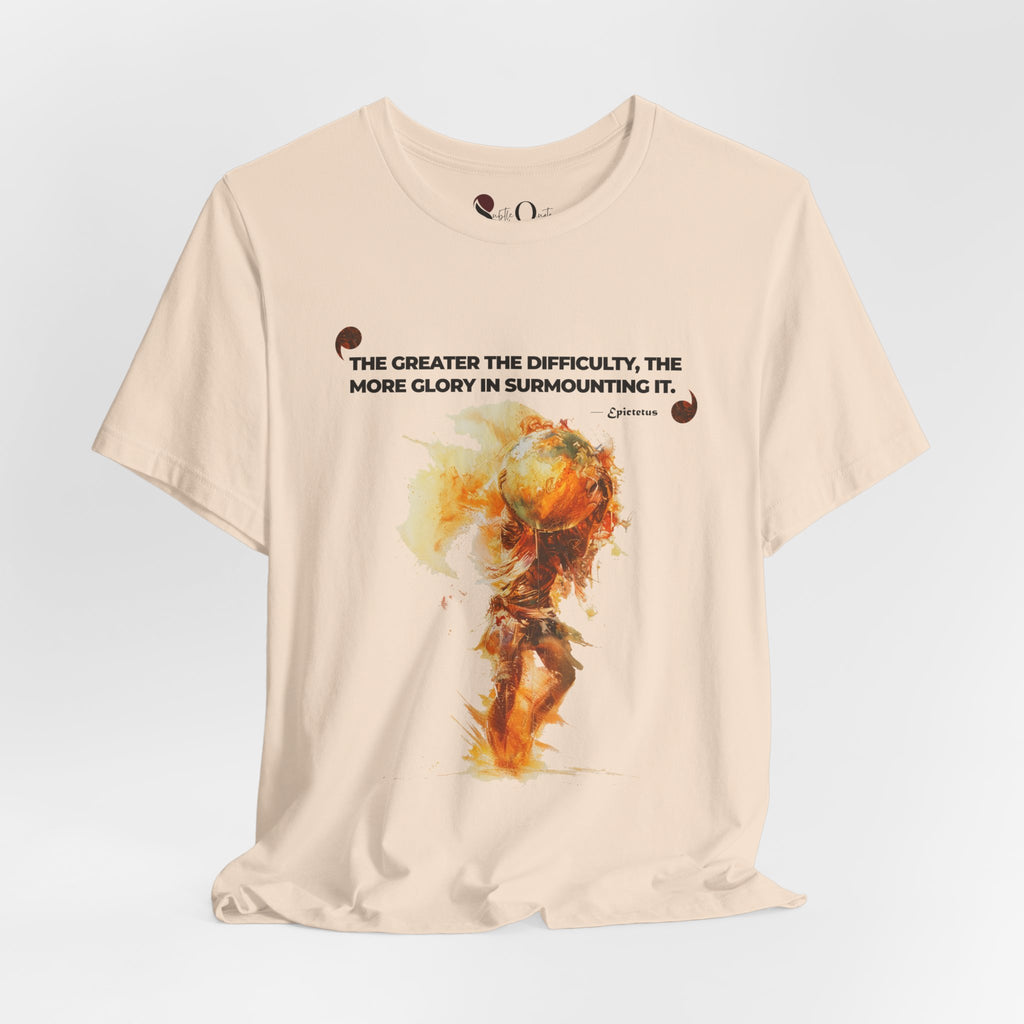 Atlas of Glory | Epictetus Soft Cream T-Shirt