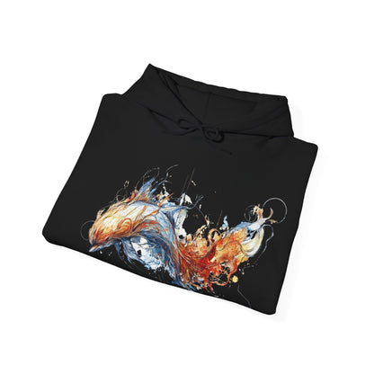 Aquarius Dolphin Heavy Blend™ Hoodie  | Zodiac Line