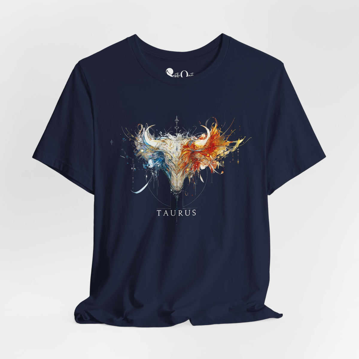 Taurus Bull Zodiac T-Shirt Navy T-Shirt