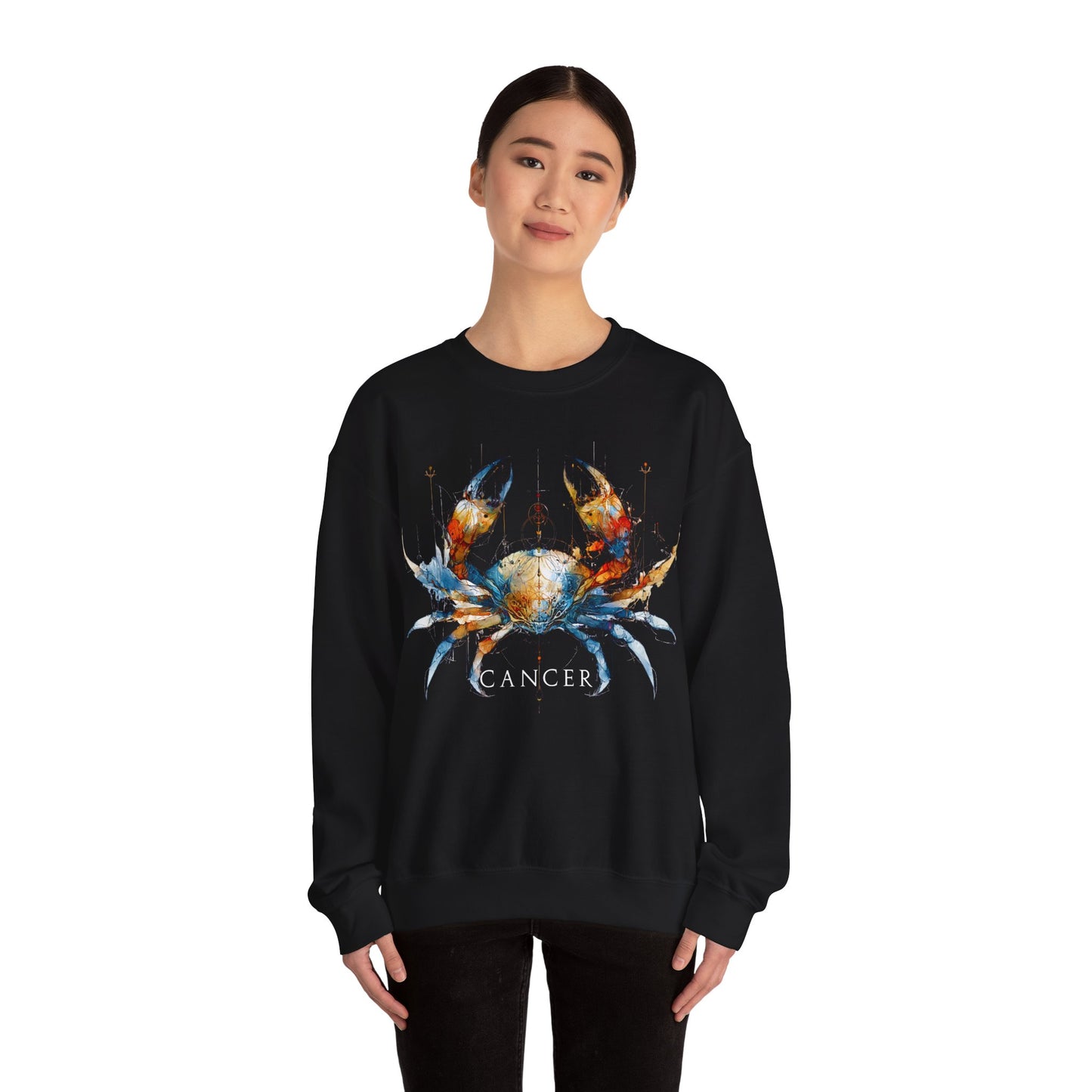Cancer Crab Heavy Blend™ Crewneck Sweatshirt | Zodiac Line