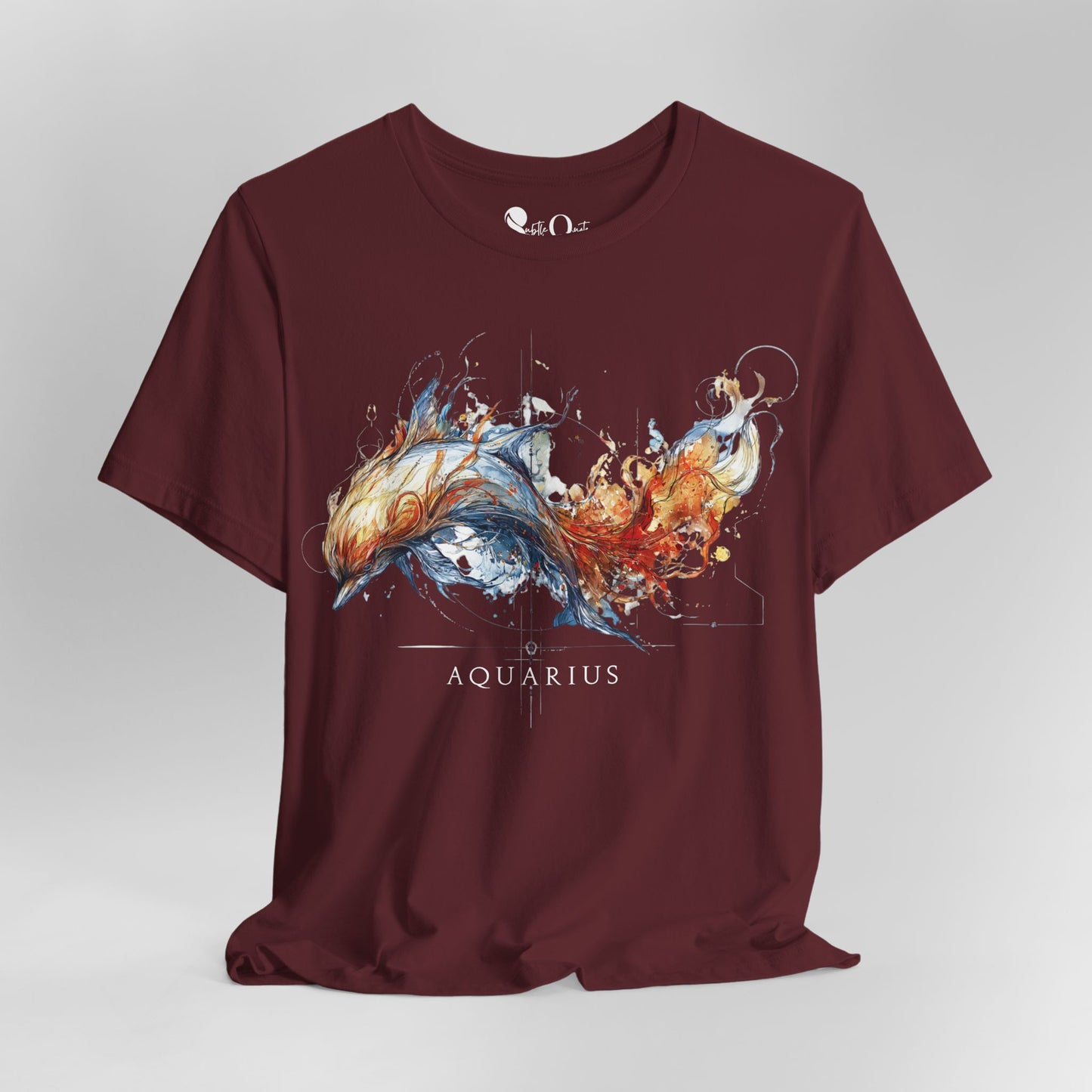 Aquarius Dolphin Zodiac T-Shirt