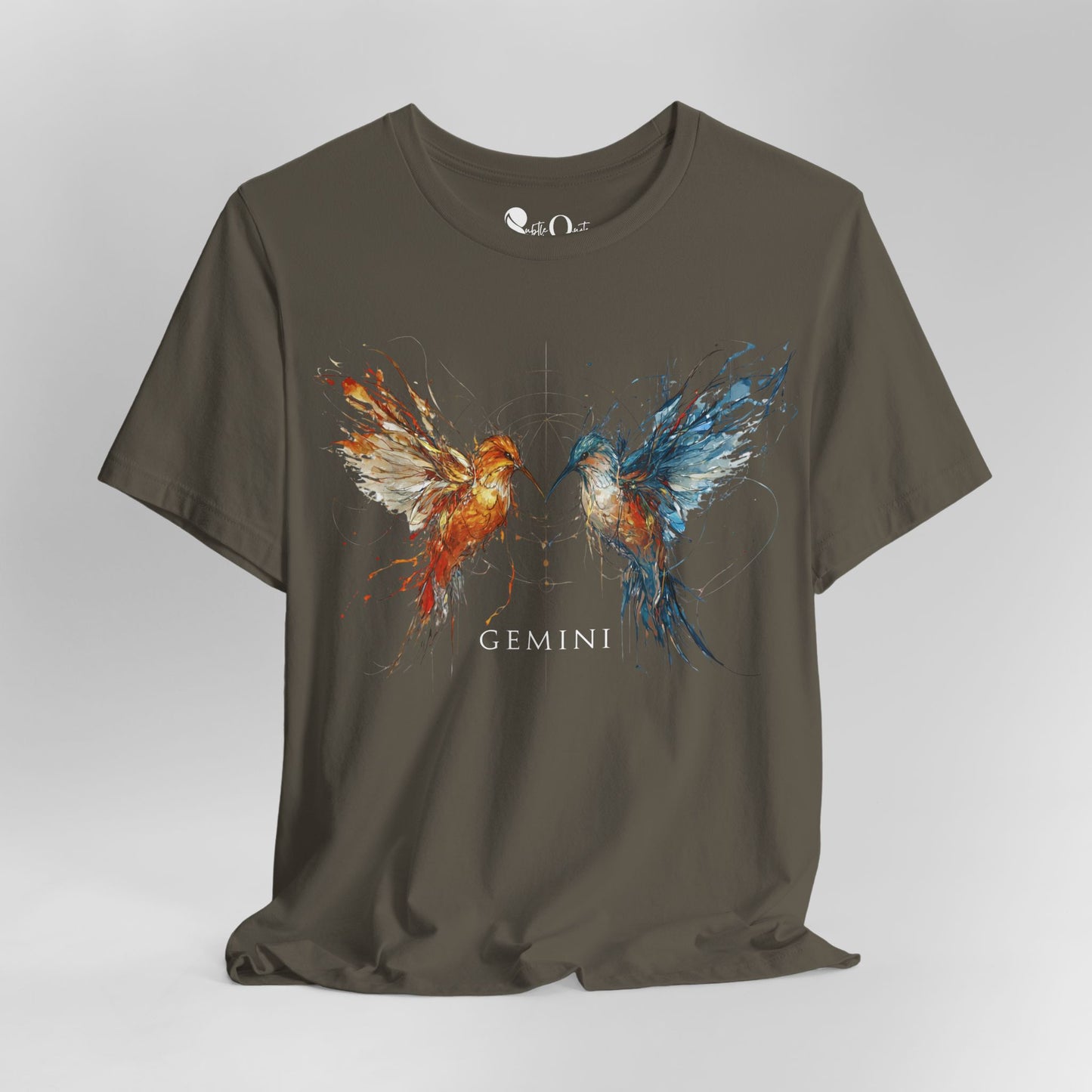 Gemini Hummingbird Dark | Zodiac Line
