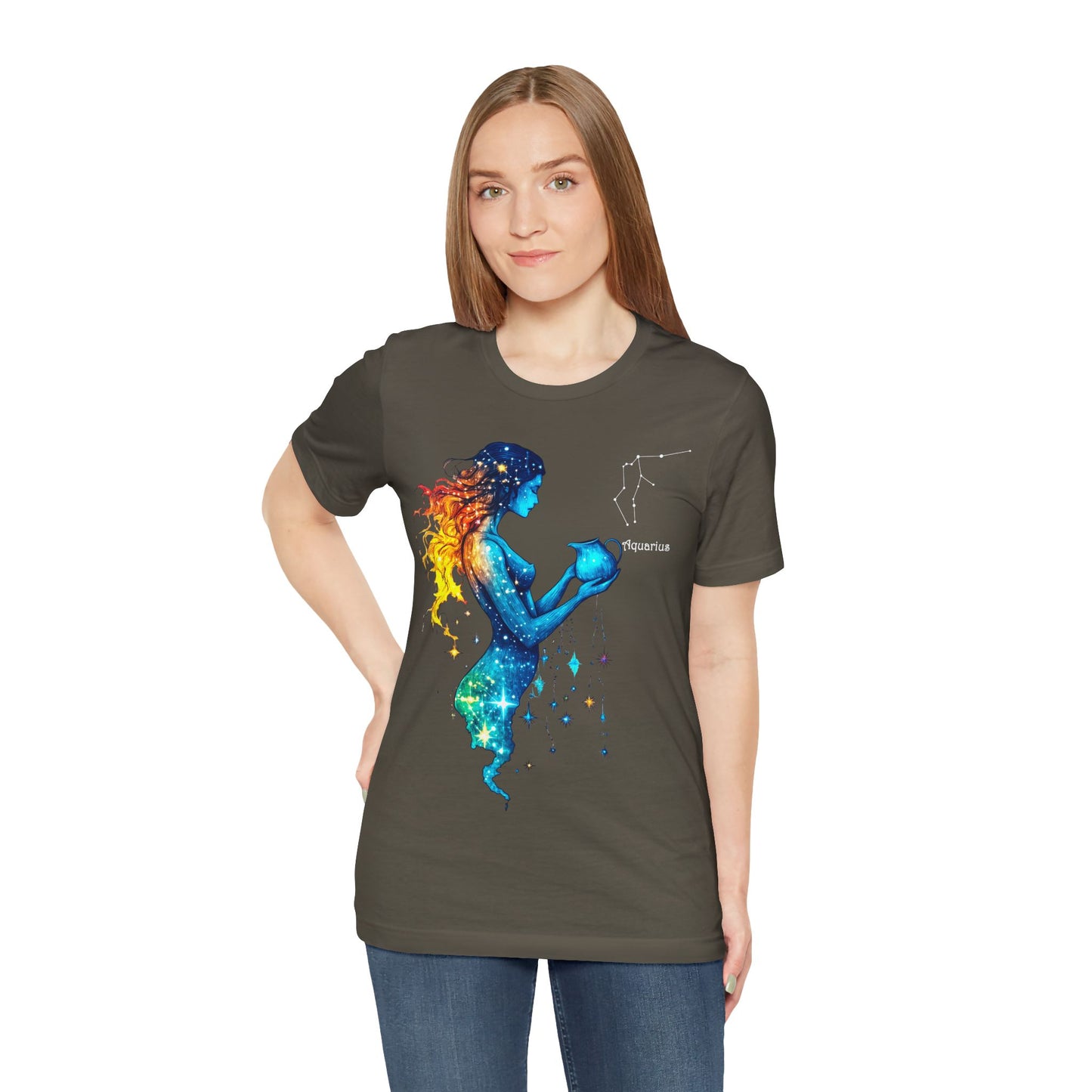 Aquarius Dark | Zodiac T-Shirt