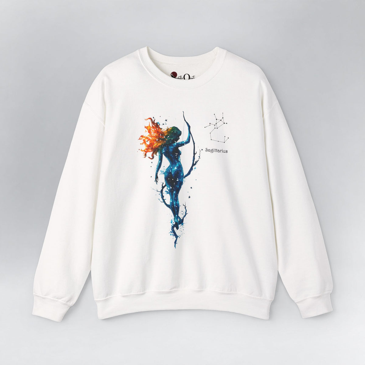 Sagittarius Zodiac Sweatshirt White Sweatshirt