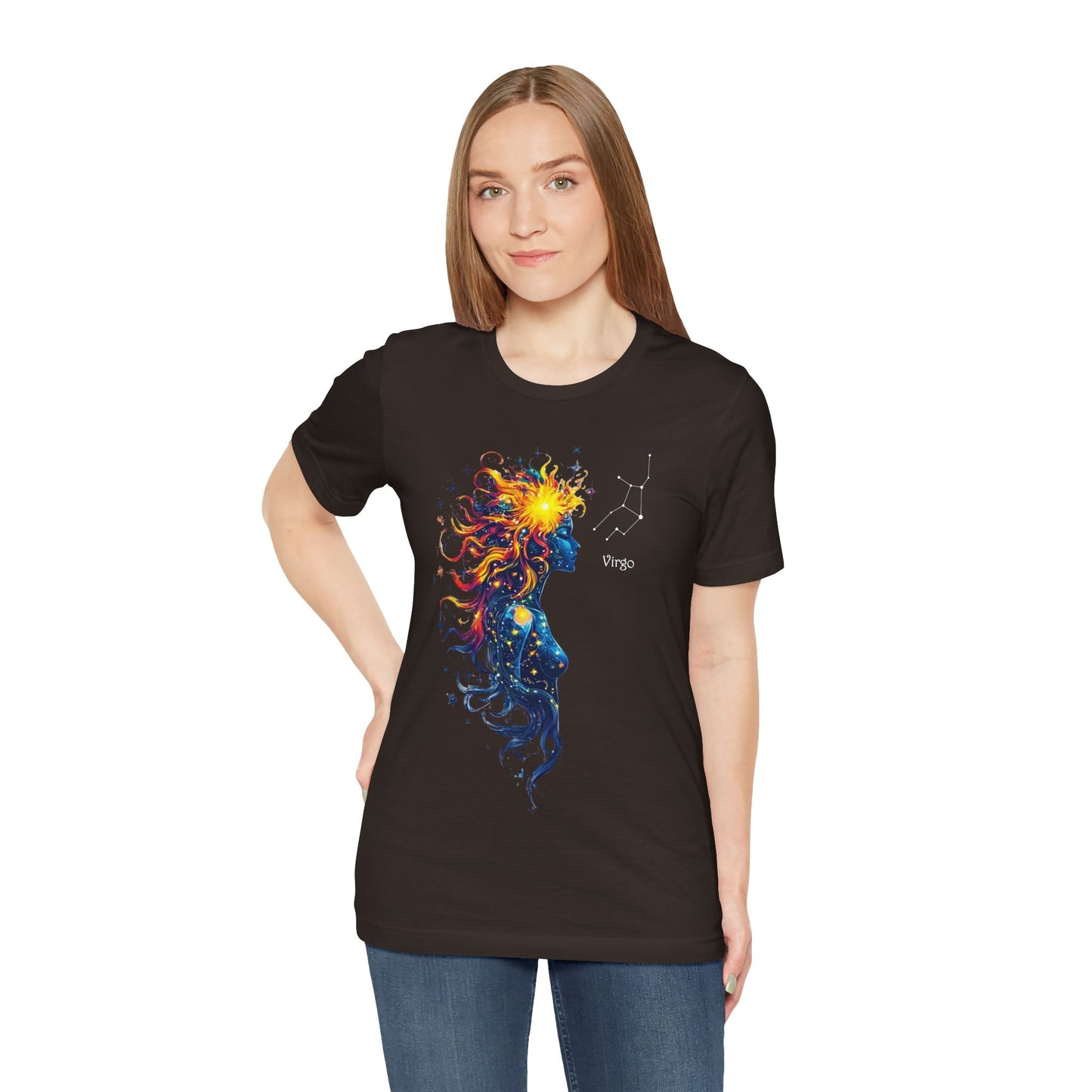 Virgo Goddess Astraea Dark | Zodiac Line