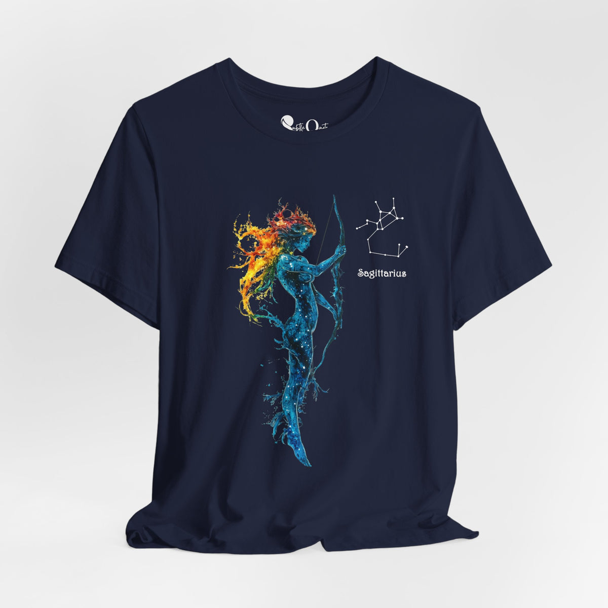 Sagittarius I Zodiac T-Shirt Navy T-Shirt