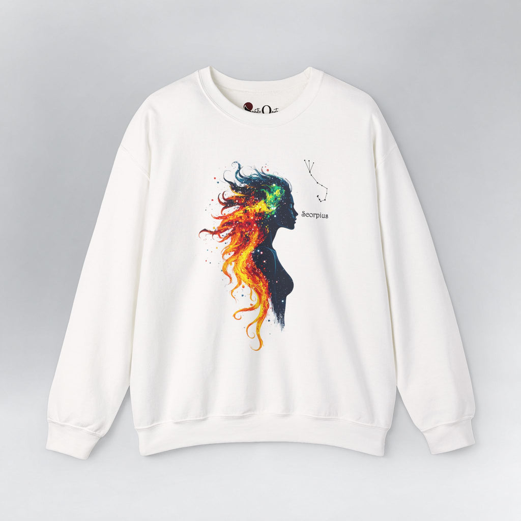Scorpio Zodiac Sweatshirt White Sweatshirt