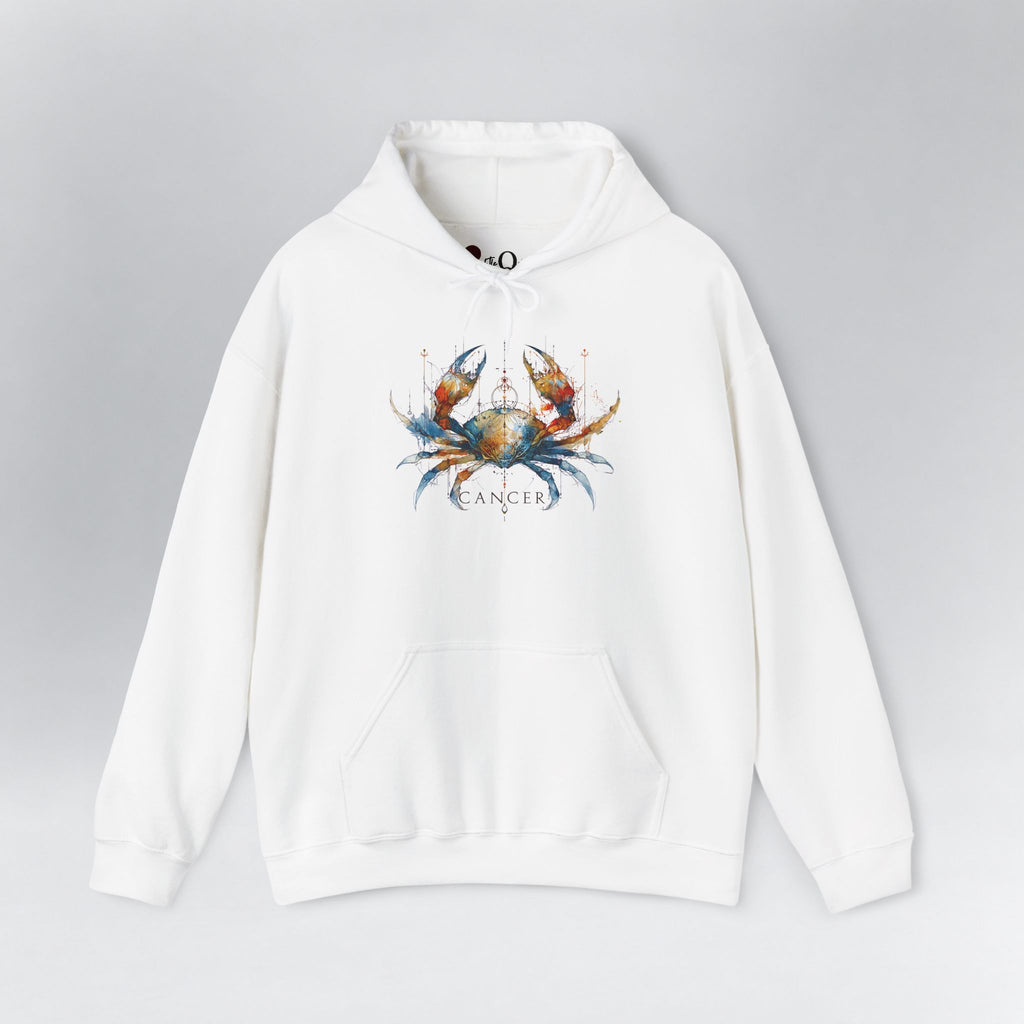 Cancer Crab Zodiac Hoodie White Hoodie
