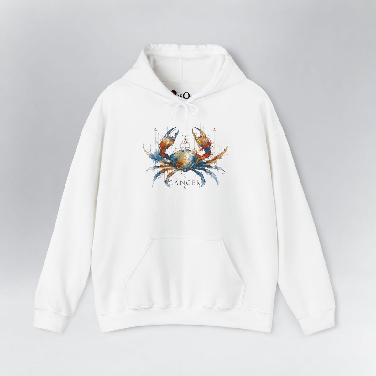 Cancer Crab Zodiac Hoodie White Hoodie