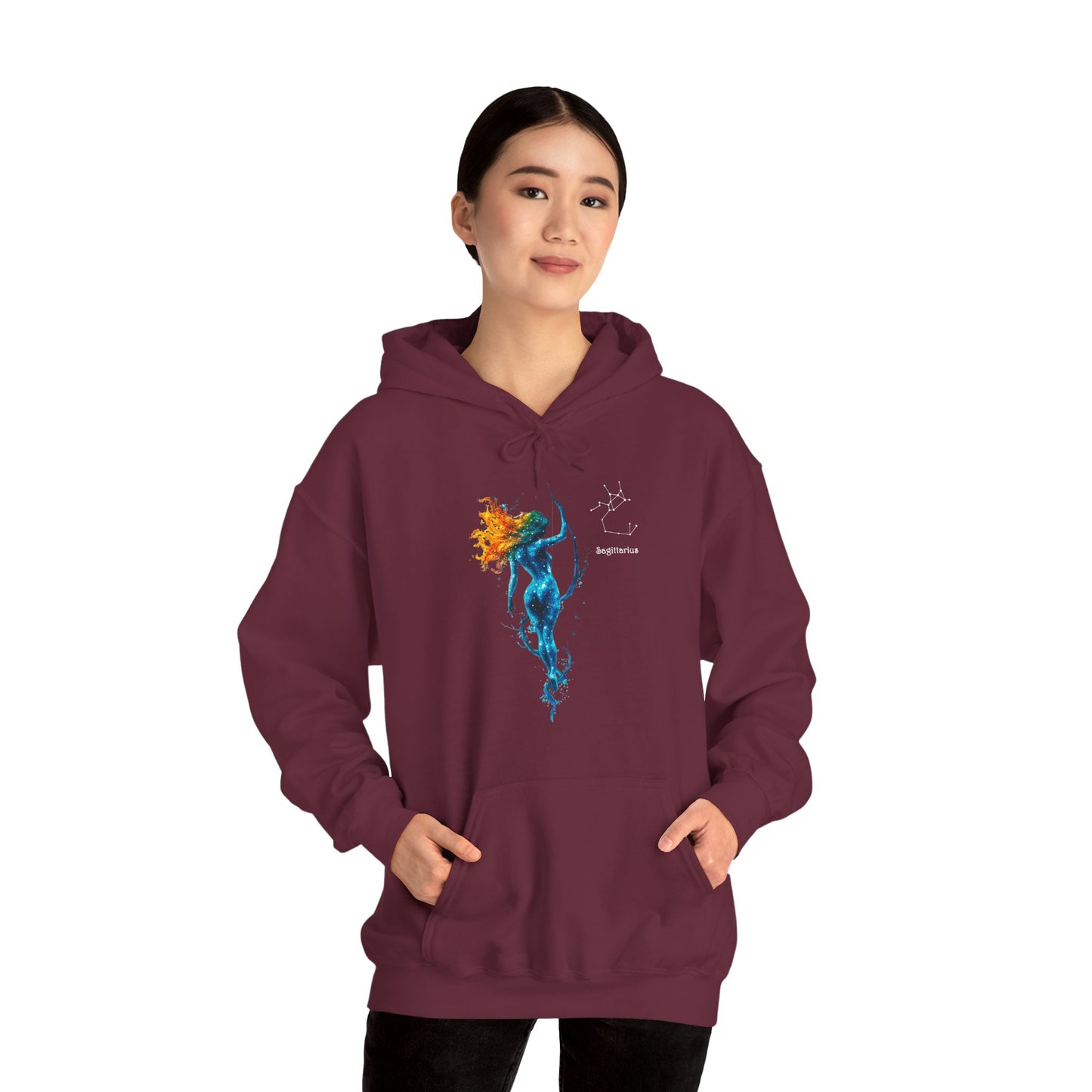 Sagittarius Heavy Blend™ Hoodie  | Zodiac Line