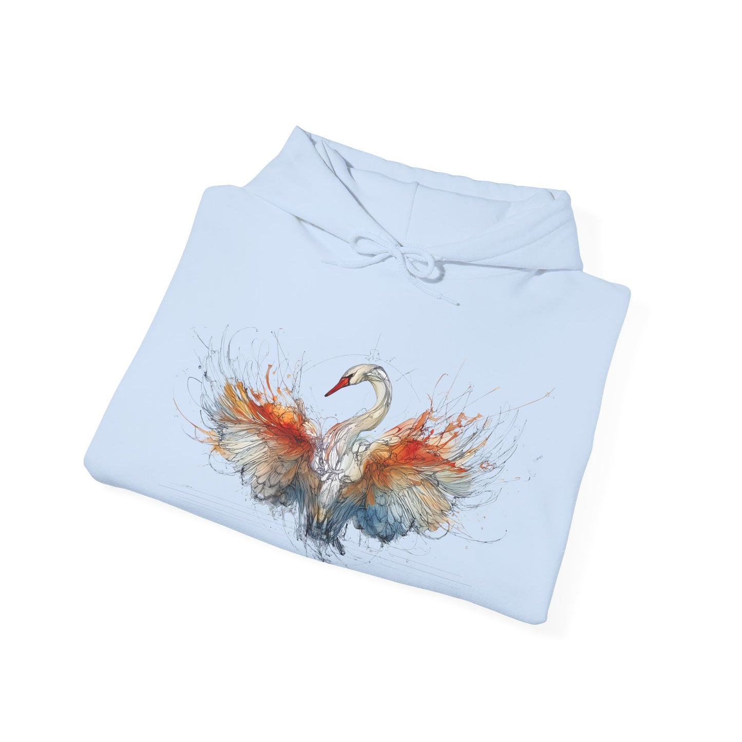 Libra Swan Heavy Blend™ Hoodie  | Zodiac Line