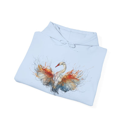 Libra Swan Heavy Blend™ Hoodie  | Zodiac Line