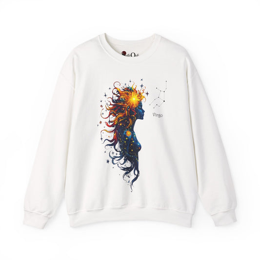Virgo Goddess Astraea Heavy Blend™ Crewneck Sweatshirt | Zodiac Line