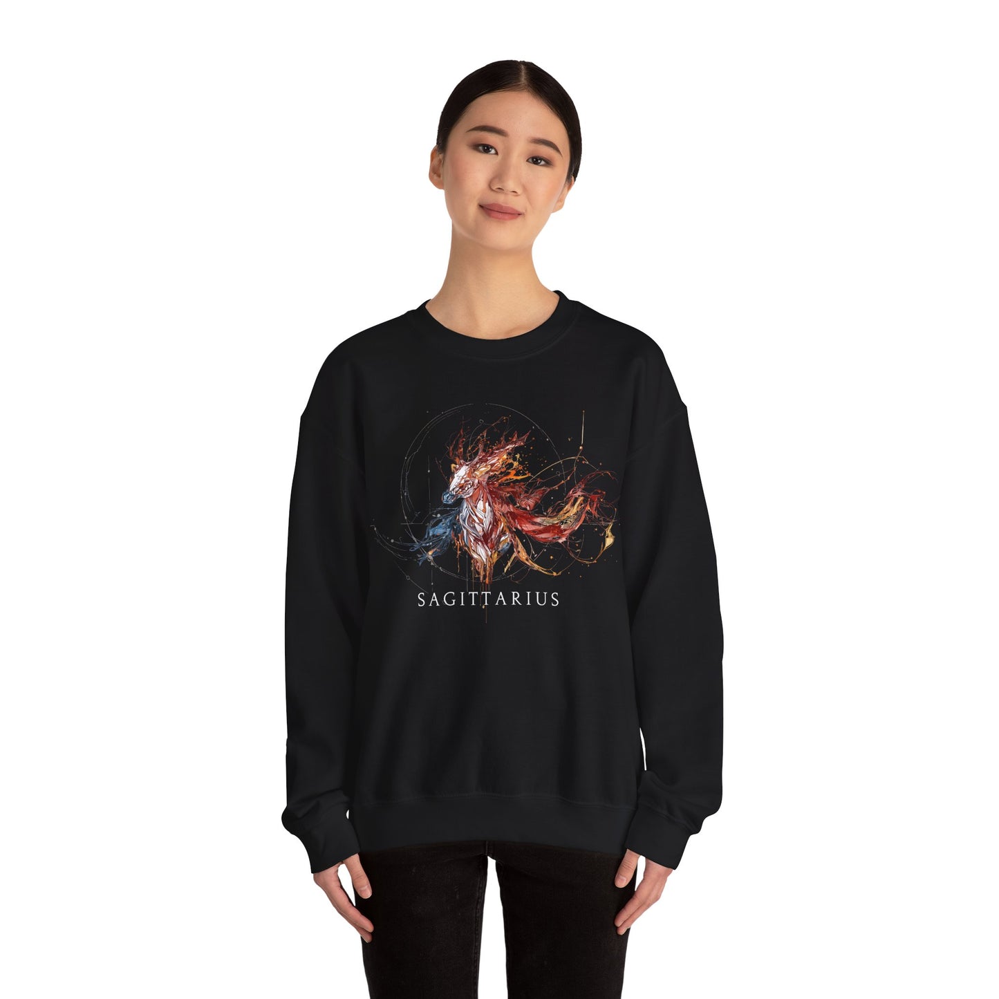 Sagittarius Horse Heavy Blend™ Crewneck Sweatshirt | Zodiac Line