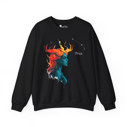 Aries I Heavy Blend™ Crewneck Sweatshirt | Zodiac Line