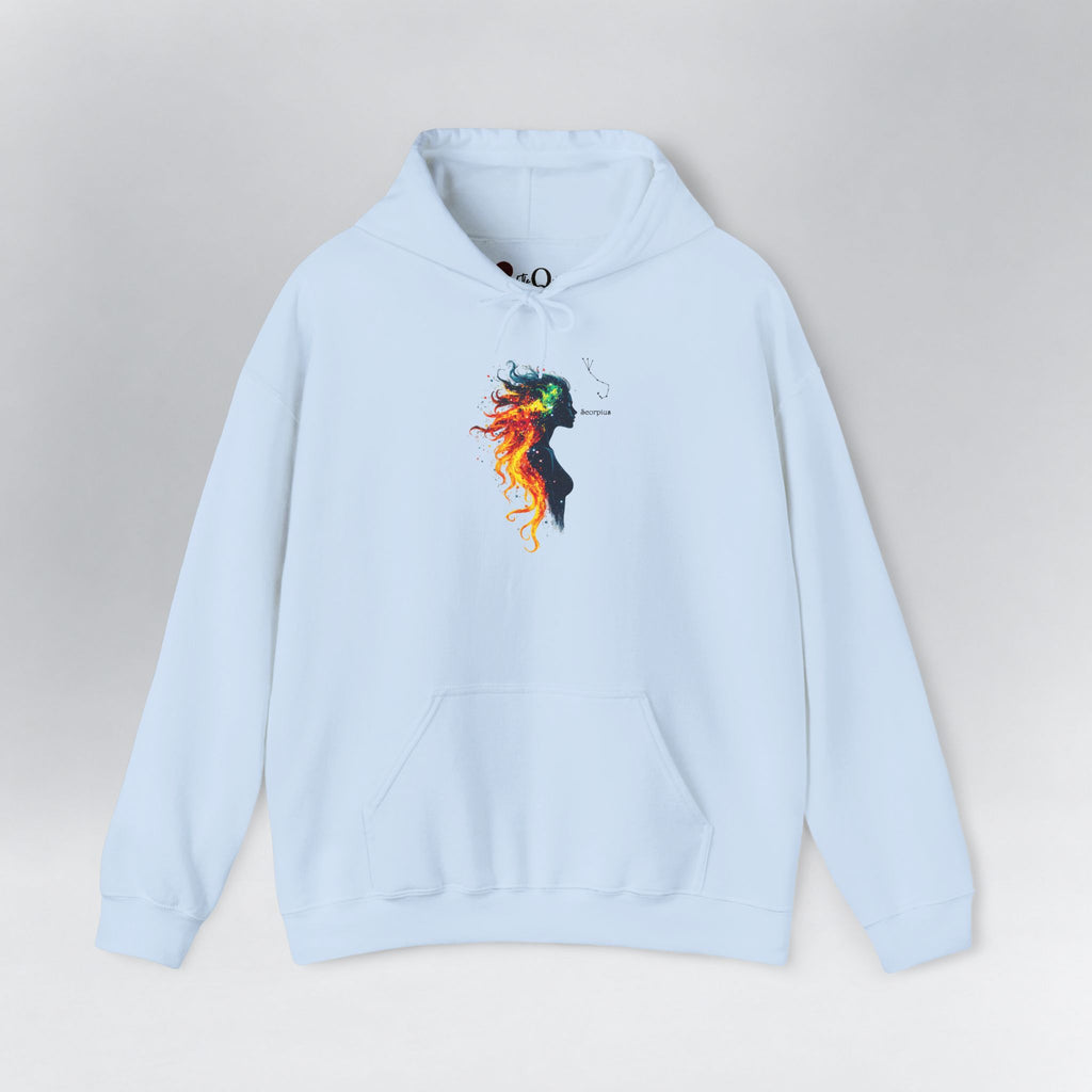 Scorpio Zodiac Hoodie Light Blue Hoodie