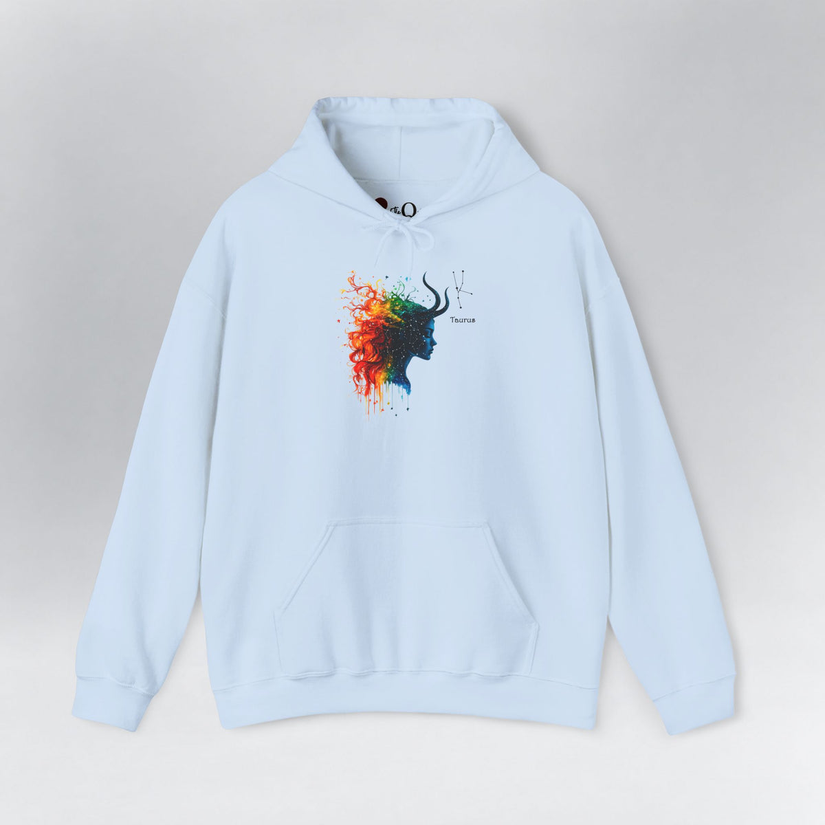 Taurus Zodiac Hoodie Light Blue Hoodie