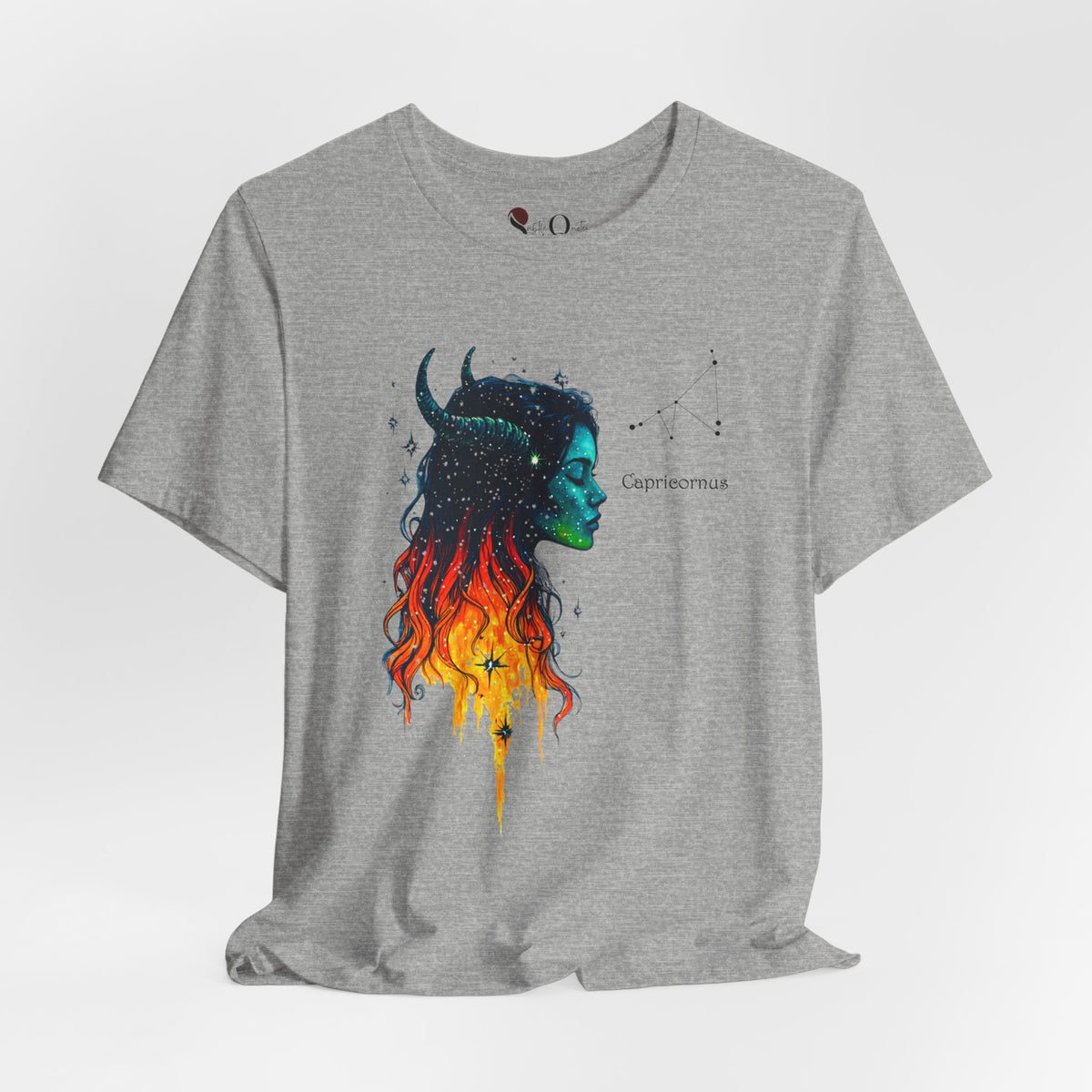 Capricorn Zodiac T-Shirt Athletic Heather T-Shirt