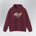 Aquarius Dolphin Zodiac Hoodie Maroon Hoodie