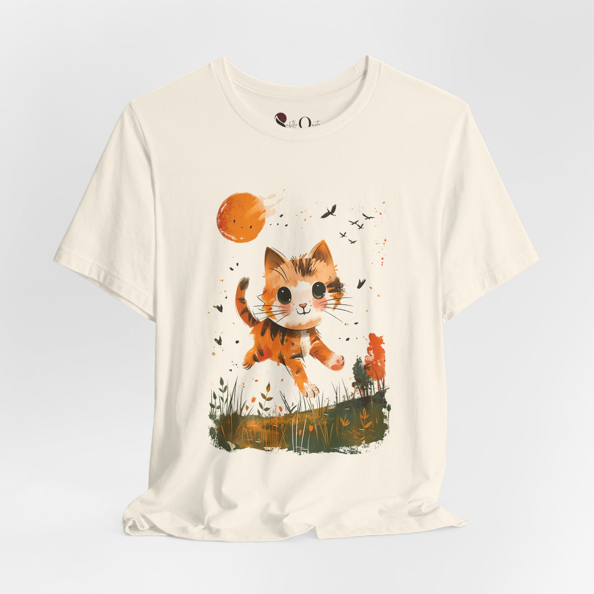 Sunlit Whiskers Natural T-Shirt