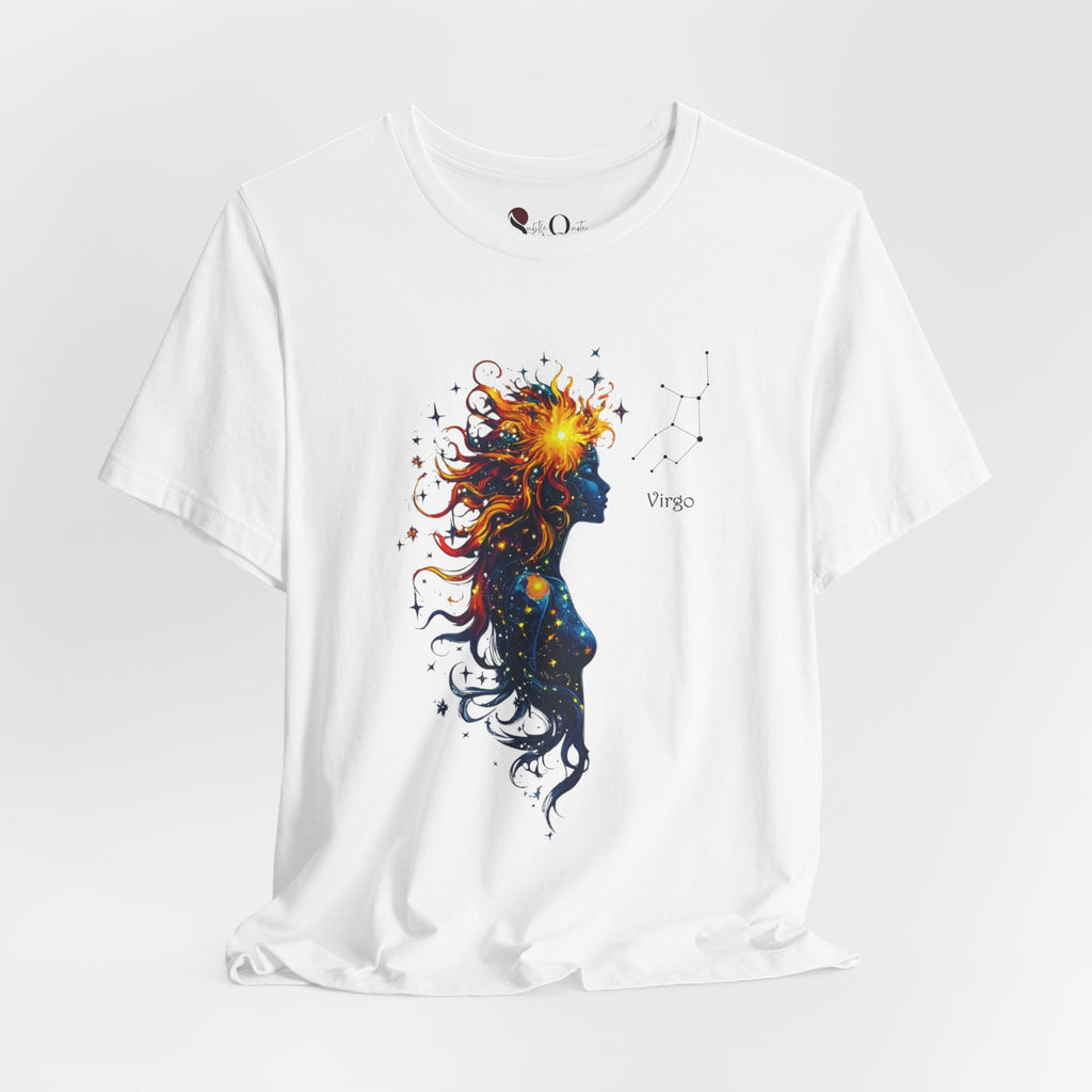 Virgo Goddess Astraea Zodiac T-Shirt White T-Shirt