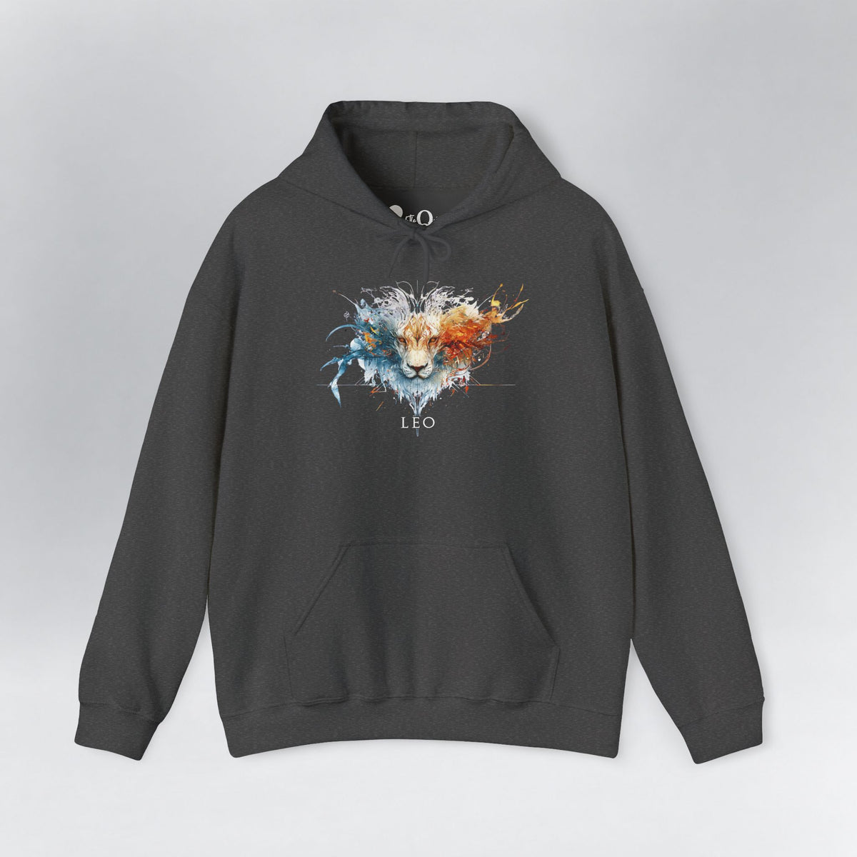 Leo Lion Zodiac Hoodie Dark Heather Hoodie