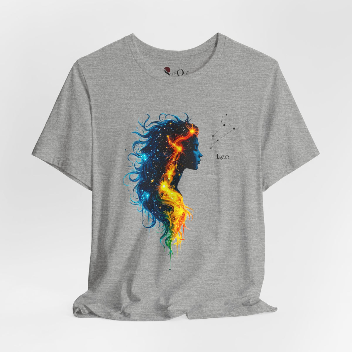 Leo Zodiac T-Shirt Athletic Heather T-Shirt