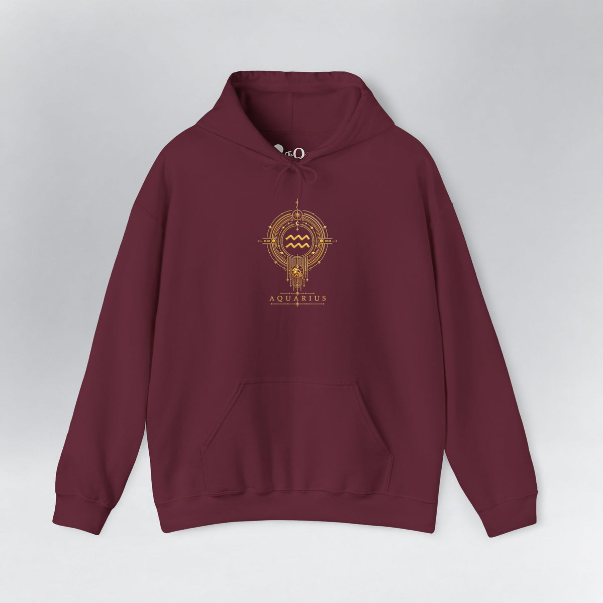 Aquarius Medallion Zodiac Hoodie