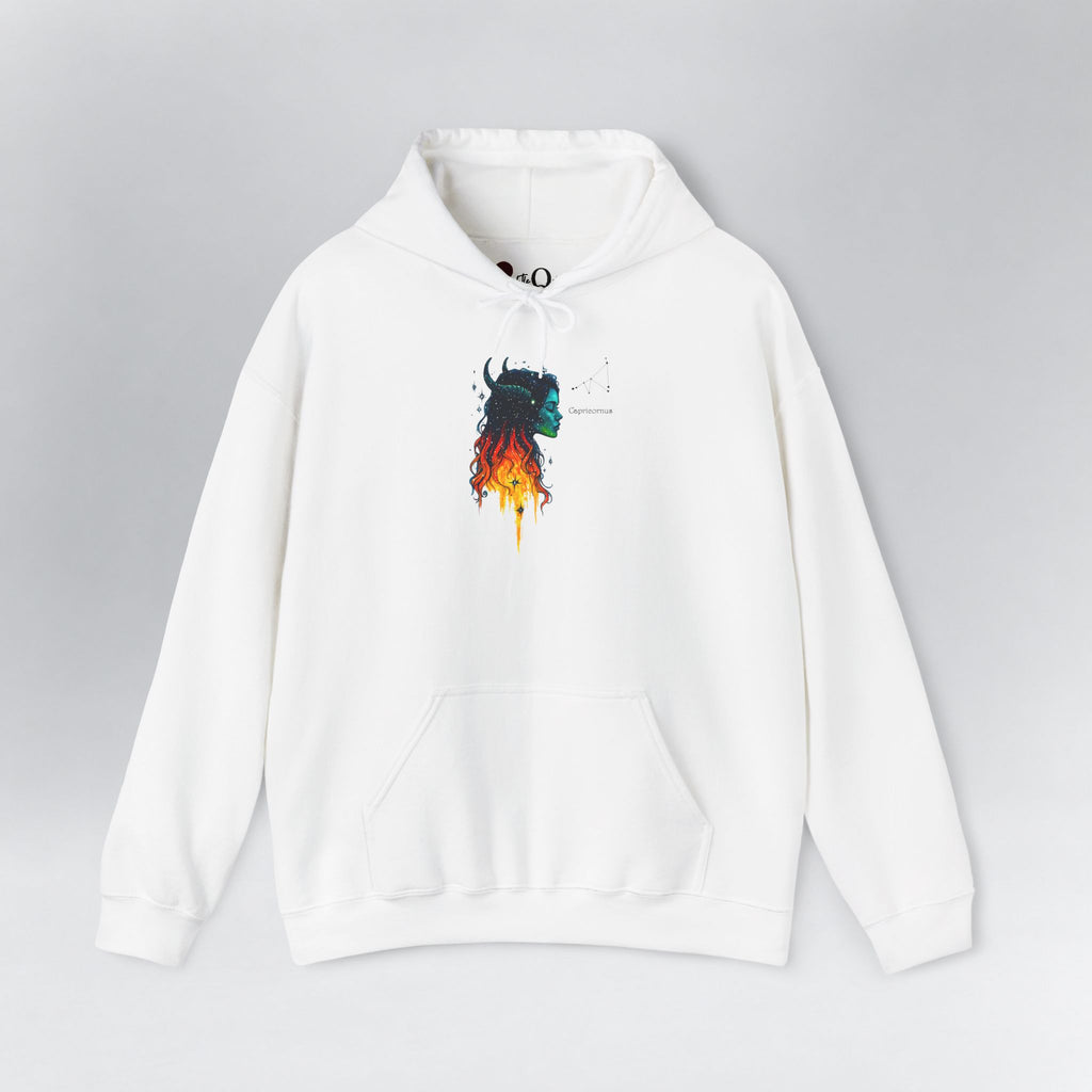 Capricorn I Zodiac Hoodie White Hoodie