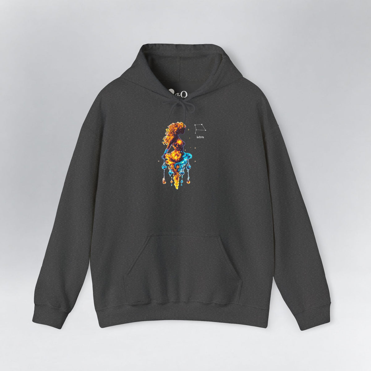 Libra Zodiac Hoodie Dark Heather Hoodie