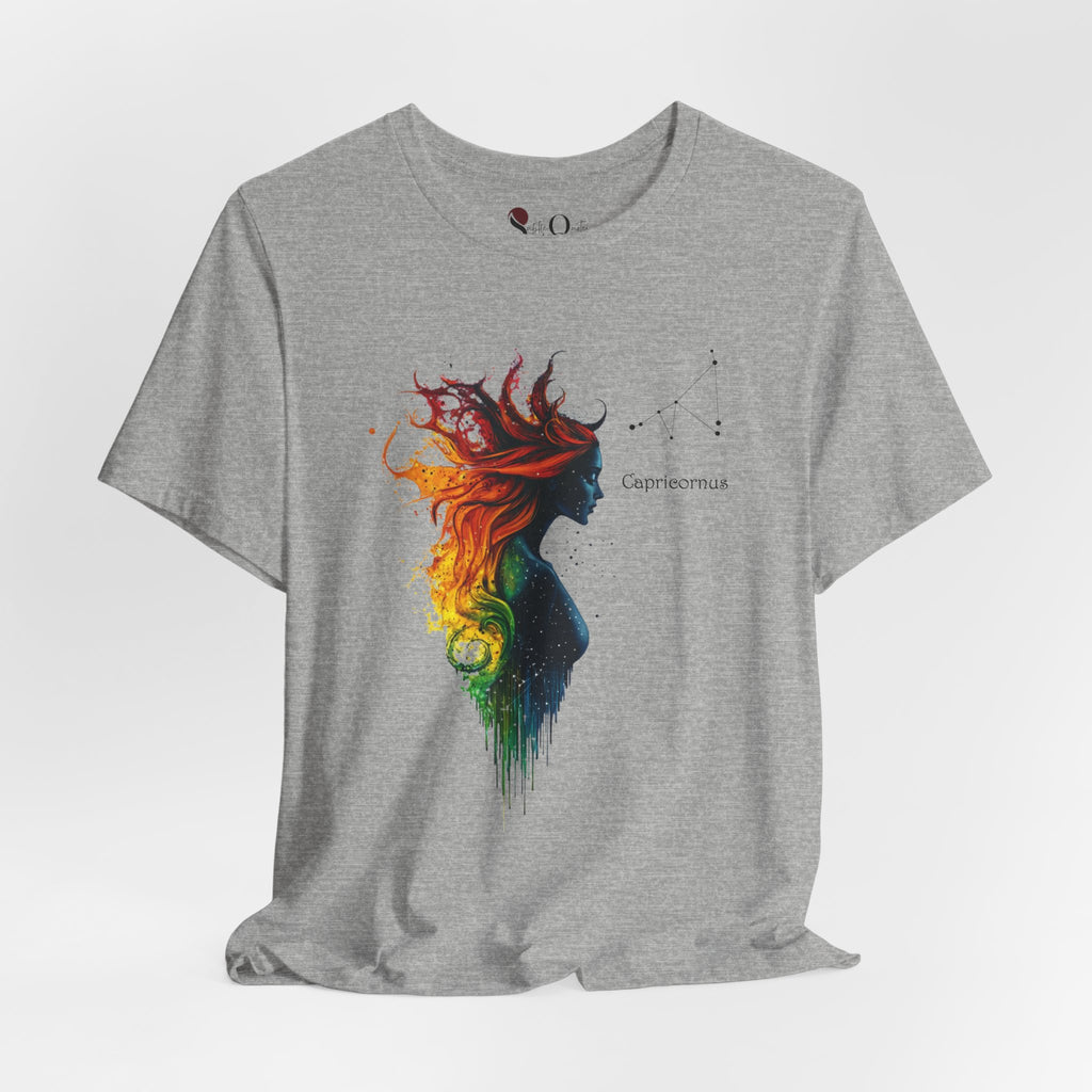 Capricorn Goddess Hestia Zodiac T-Shirt Athletic Heather T-Shirt