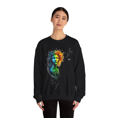 Leo Heavy Blend™ Crewneck Sweatshirt | Zodiac Line