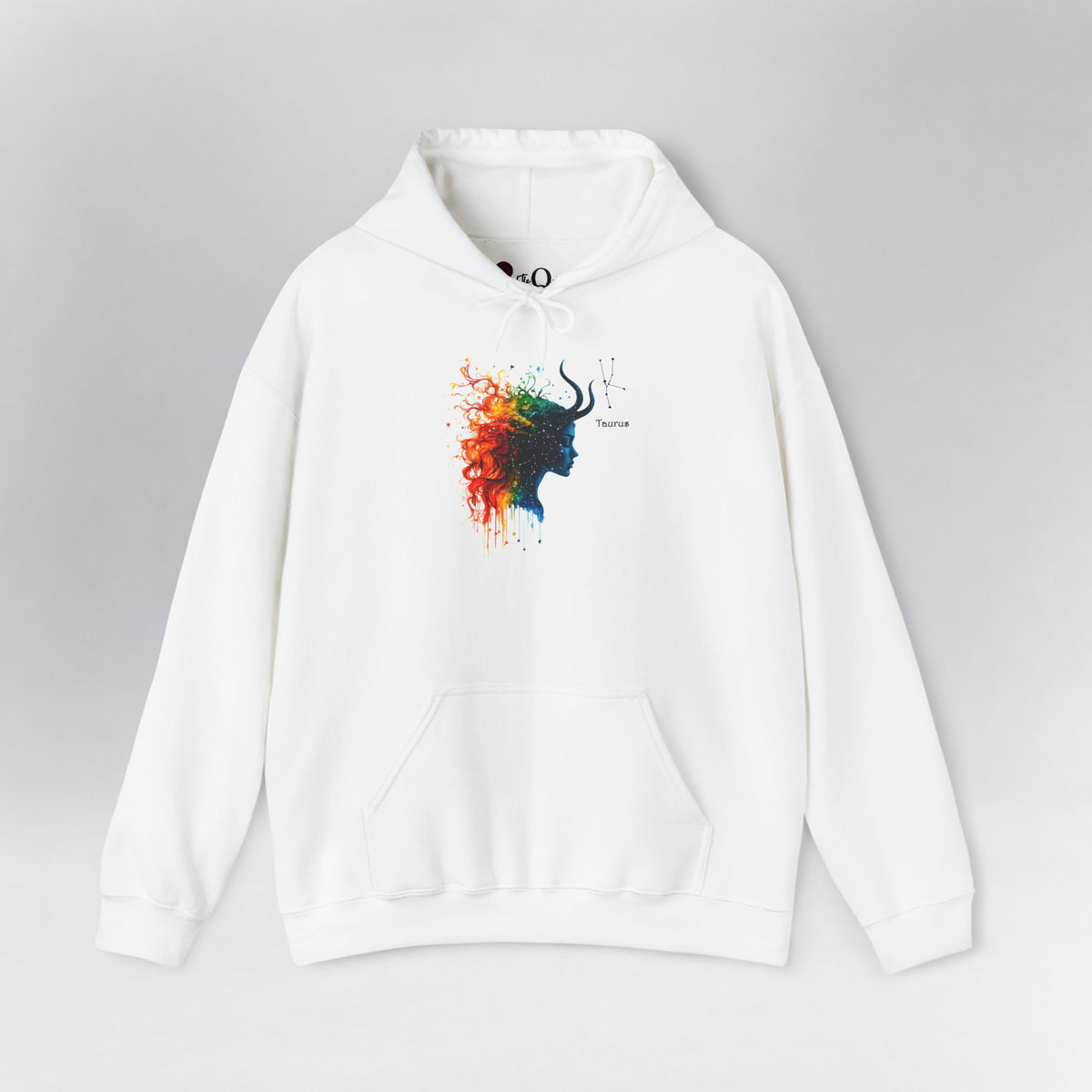 Taurus Zodiac Hoodie White Hoodie