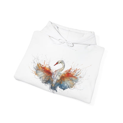 Libra Swan Heavy Blend™ Hoodie  | Zodiac Line