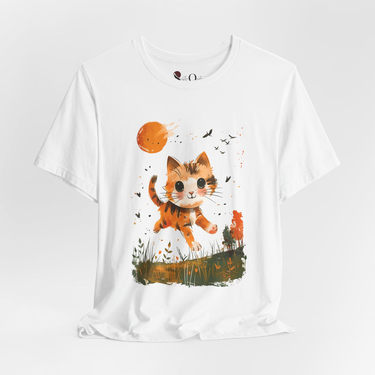 Sunlit Whiskers White T-Shirt