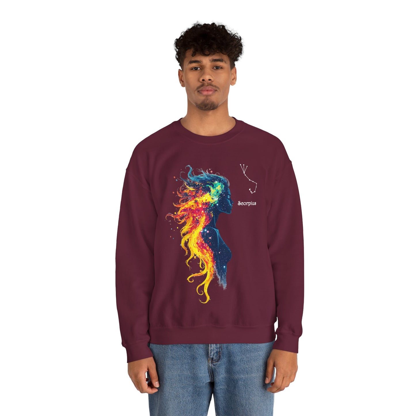 Scorpio Heavy Blend™ Crewneck Sweatshirt | Zodiac Line