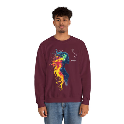 Scorpio Heavy Blend™ Crewneck Sweatshirt | Zodiac Line