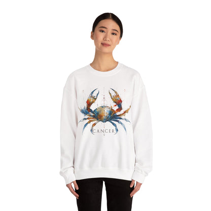Cancer Crab Heavy Blend™ Crewneck Sweatshirt | Zodiac Line