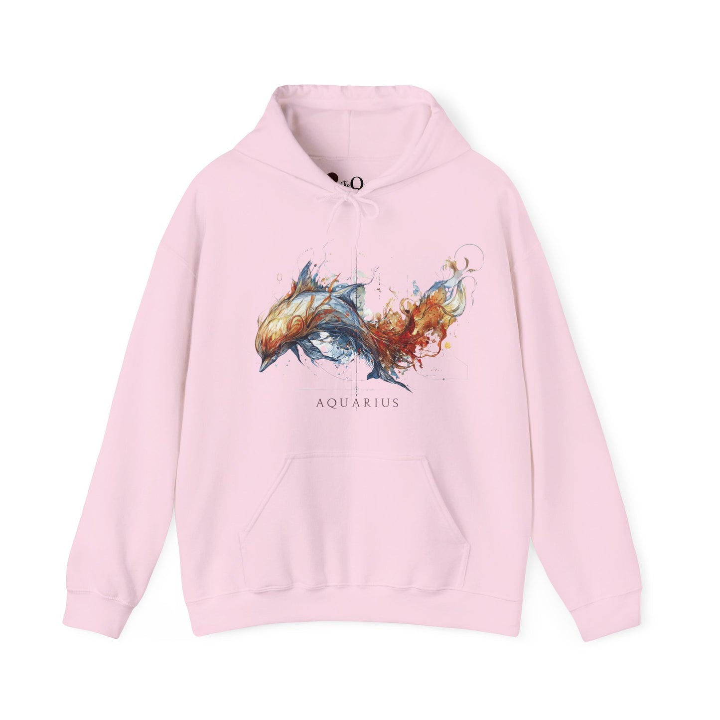 Aquarius Dolphin Heavy Blend™ Hoodie  | Zodiac Line