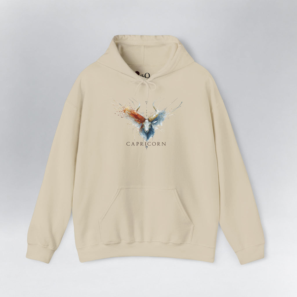 Capricorn Ibex Zodiac Hoodie Sand Hoodie