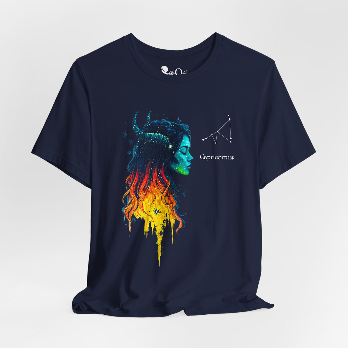 Capricorn Zodiac T-Shirt Navy T-Shirt
