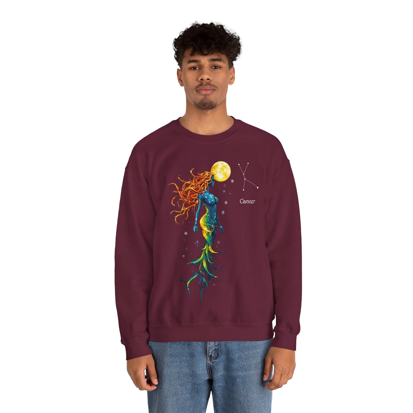 Cancer Heavy Blend™ Crewneck Sweatshirt | Zodiac Line