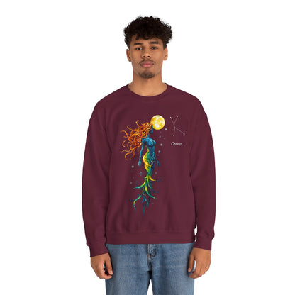 Cancer Heavy Blend™ Crewneck Sweatshirt | Zodiac Line