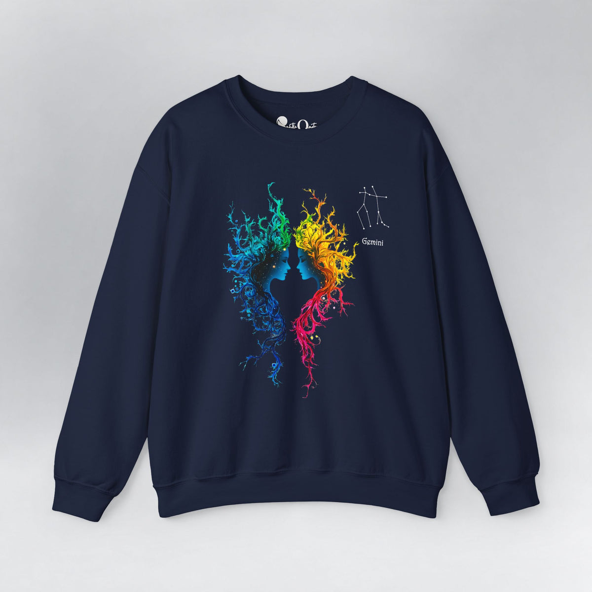 Gemini Zodiac Sweatshirt Navy Sweatshirt