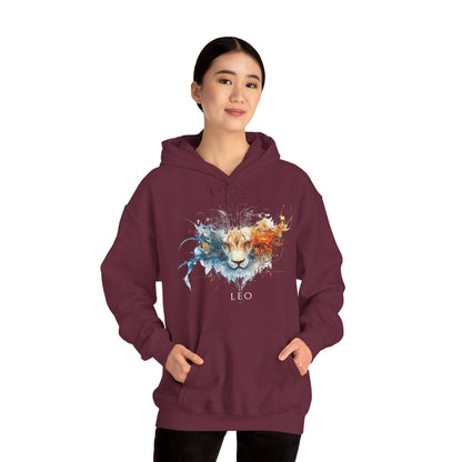 Leo Lion Heavy Blend™ Hoodie  | Zodiac Line