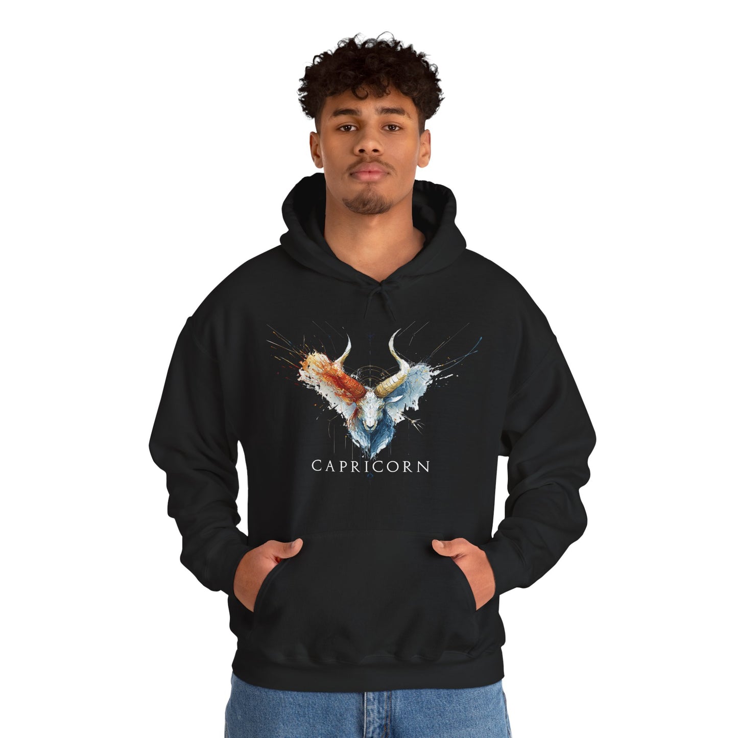 Capricorn Ibex Heavy Blend™ Hoodie  | Zodiac Line